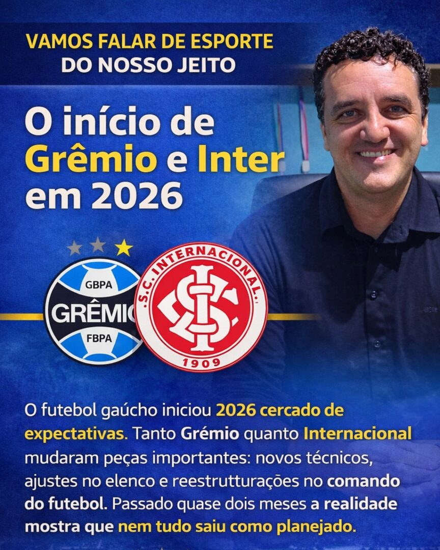 O início de Grêmio e Inter em 2026