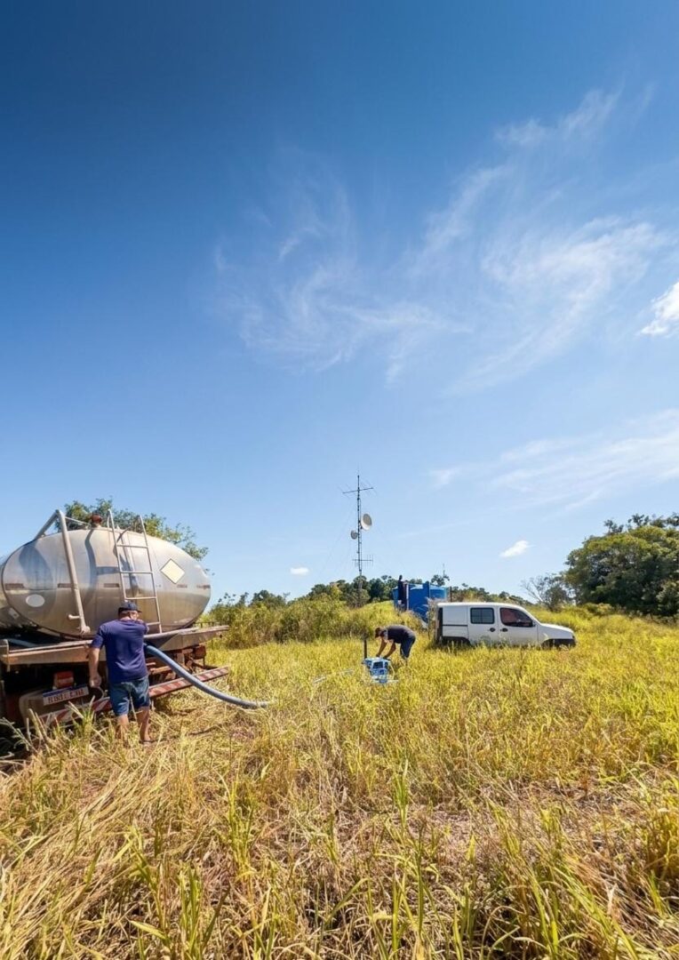 Administração de Nova Candelária alerta para uso consciente da água devido à forte estiagem