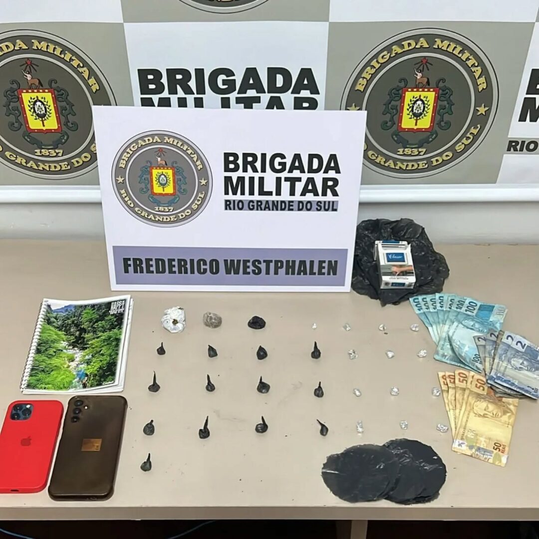 Homem é preso por tráfico de drogas em Frederico Westphalen