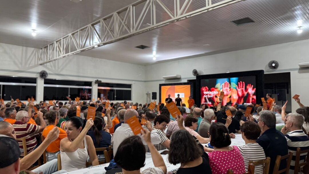 Hoje tem assembleia da Cresol Cooperar em Boa Vista do Buricá