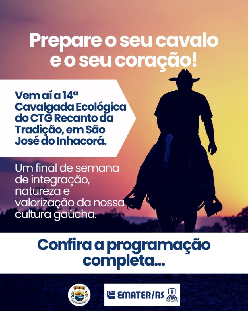 Cavalgada Ecológica promete reunir tradicionalistas em São José do Inhacorá
