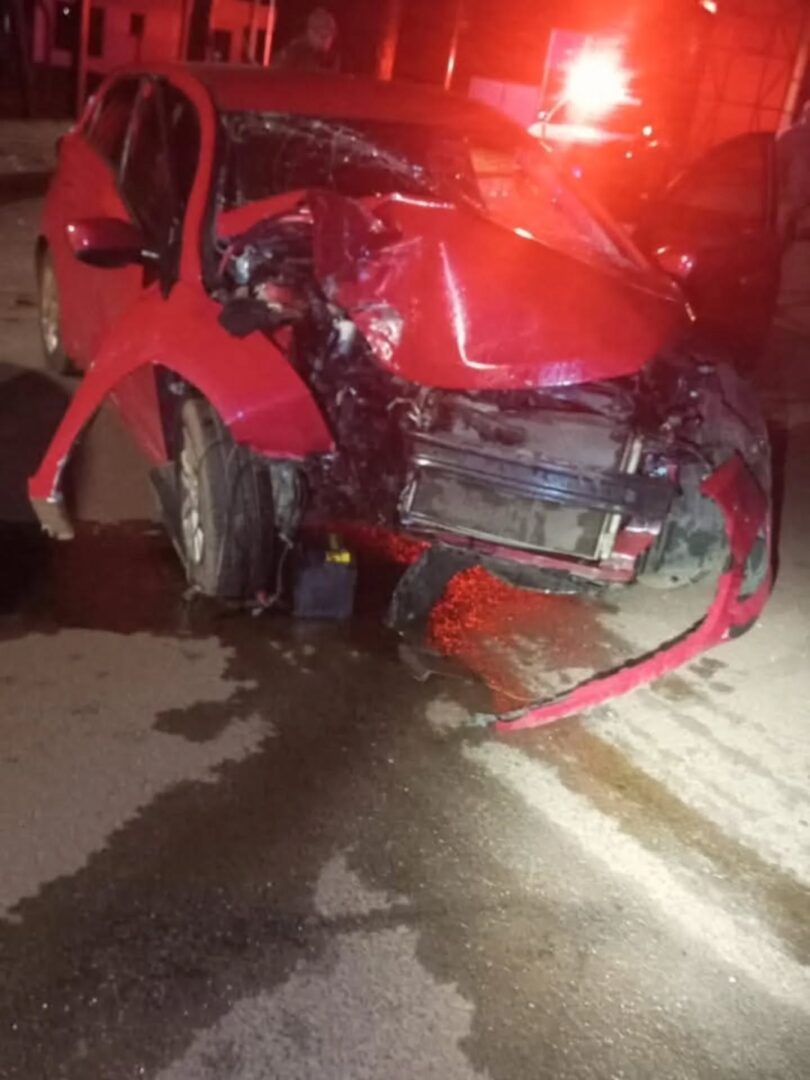 Acidente de trânsito na madrugada desta terça-feira (28) em Panambi