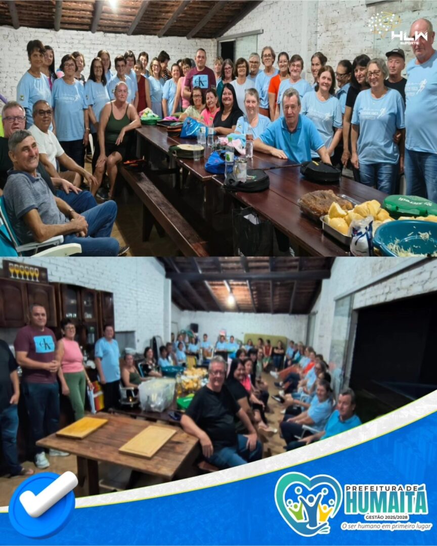 INTEGRAÇÃO REÚNE PARTICIPANTES DO GRUPO DE ATIVIDADES FÍSICAS DA SECRETARIA DE SAÚDE.