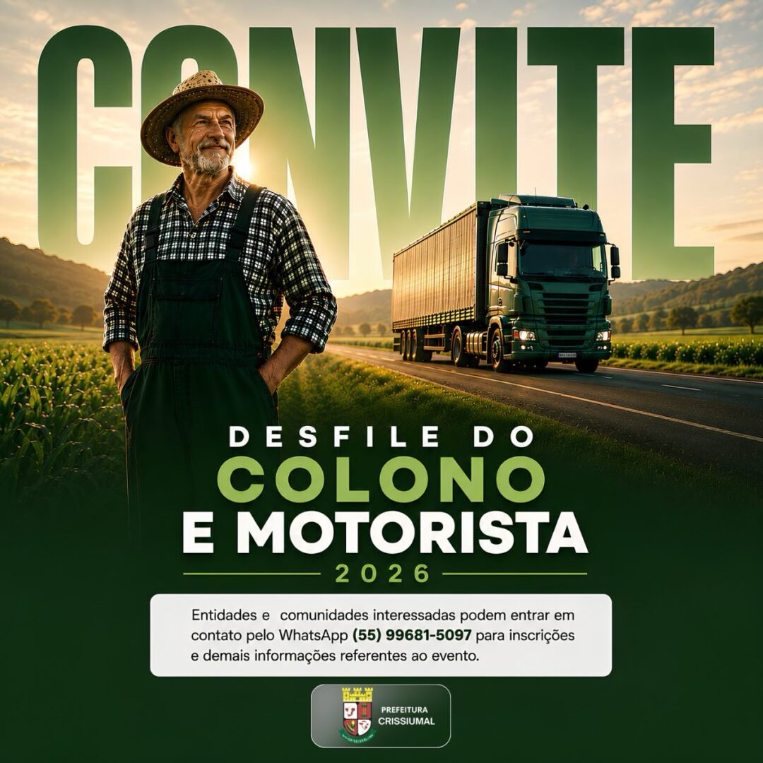 Crissiumal realizara desfile do Dia do Colono e Motorista 2026