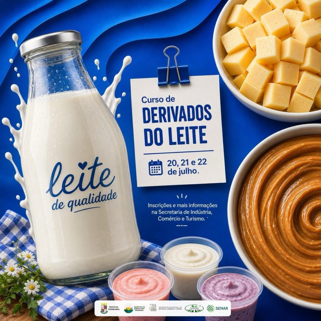 Curso de Derivados de Leite está com inscrições abertas