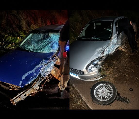 GRAVE ACIDENTE NA ERS 344 DEIXA DOIS FERIDOS NA NOITE DE SÁBADO