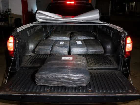BM apreende cerca de 150 quilos de maconha em Giruá e prende motorista
