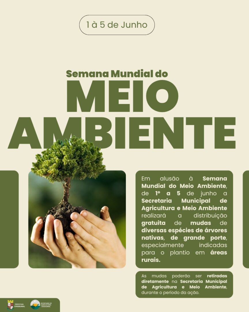 Crissiumal celebra a Semana Mundial do Meio Ambiente com distribuição de mudas nativas