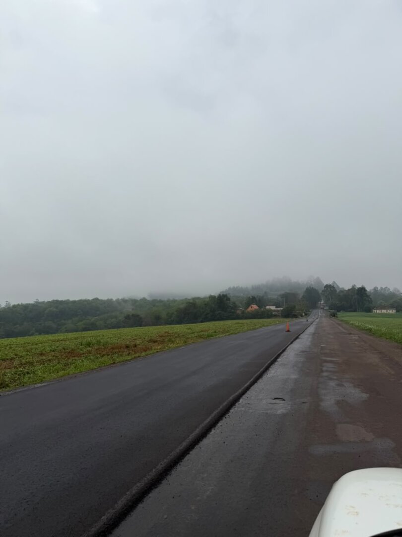 ERS-305 recebe obra de recuperação e nova pavimentação entre Horizontina e Vila Cascata