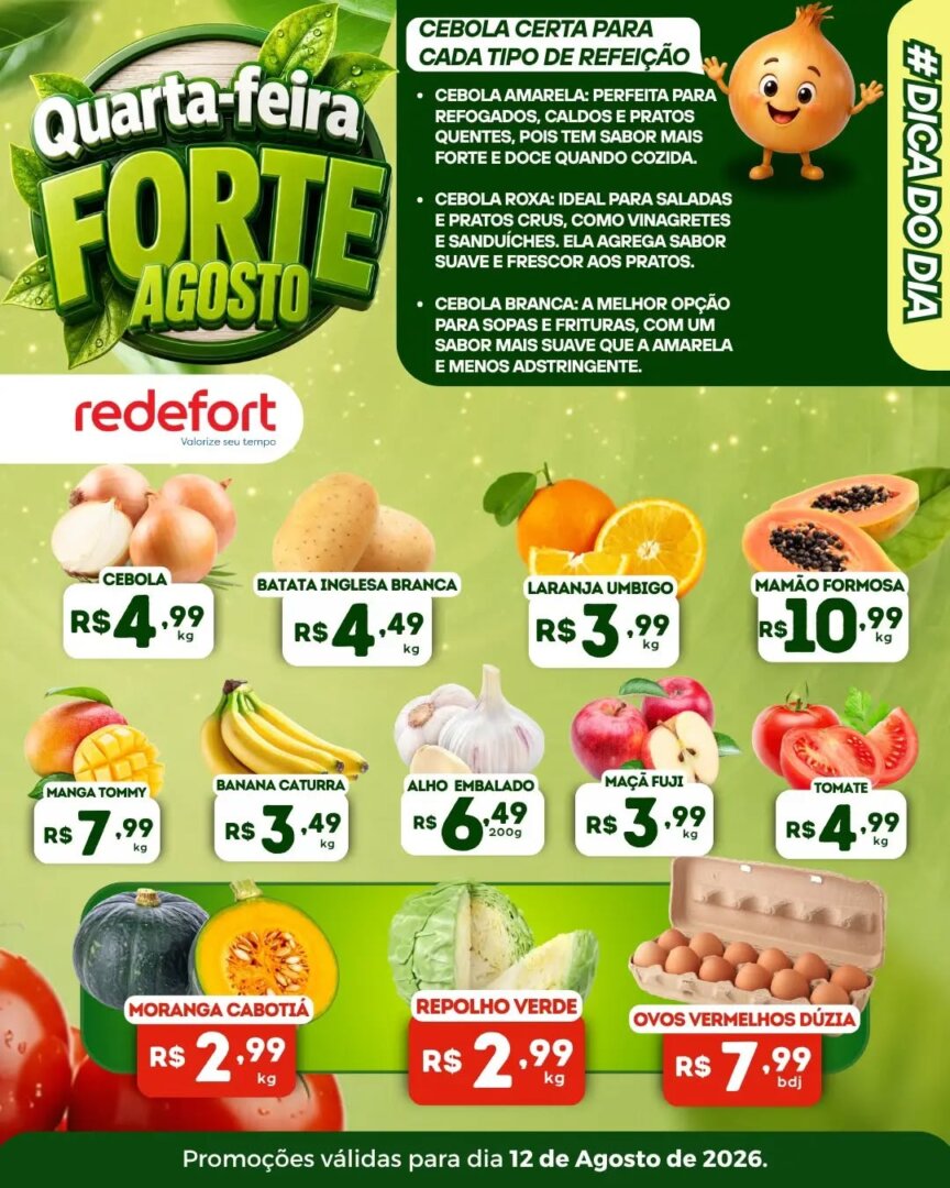 Mais cor, frescor e economia para a sua mesa!