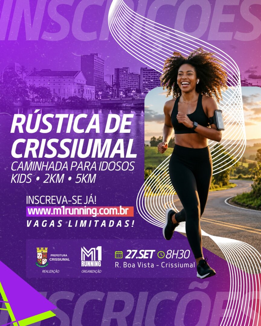 🏃 INSCRIÇÕES ABERTAS — RÚSTICA DE CRISSIUMAL 2026