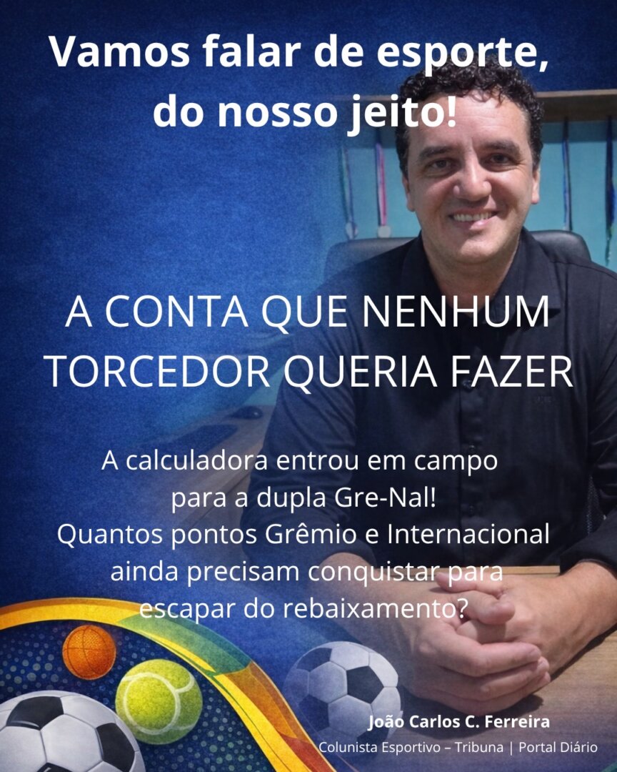 A conta do Campeonato Brasileiro