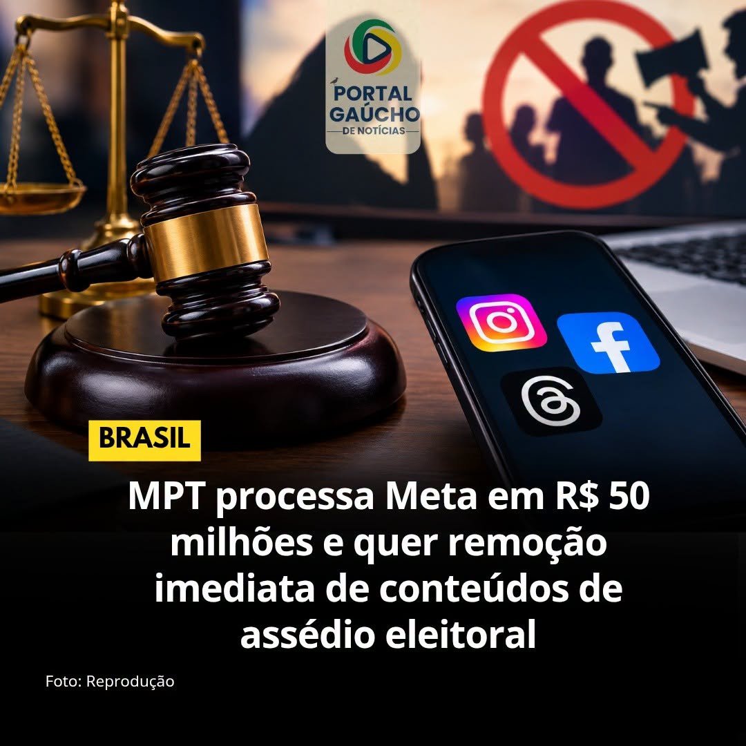 MPT aciona Meta e pede remoção de conteúdos que incentivam demissão de trabalhadores por motivos políticos